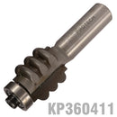 Triple Flute Bit 7/8" X 1" Two Flutes 1/2" Shank