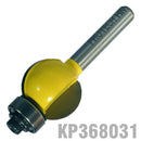 Internal Bull Nose 20mm X 5/8" Half Radius Radius 13/16" 1/4" Shank