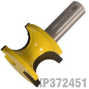 External Bull Nose 3/4" X 27.8mm Full Radius 19mm 1/2" Shank