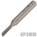 Straight Bit 3mm X 13mm Single Flute Metric 1/4"shank