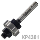 Arbor For Slotting Cutter C/w Bearing. Nut &amp; 2 X Washers 1/4" Shank
