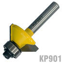 Chamfer Bit Tct 45° 1" X 3/8" X 1/4" Shank
