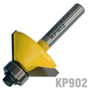 Chamfer Bit Tct 45° 1 3/16" X 1/2" X 1/4" Shank