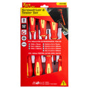 8pc Screwdriver &amp; Tester Set Electricians Insulated Vde