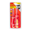2pc Screwdriver Insulated Vde 3.5x75mm Slotted &amp; Ph1x80mm