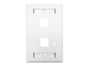 Linkbasic Two Port Faceplate 115 X 70Mm