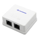 Linkbasic Cat6A Double Surface Mount Box