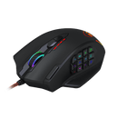 Redragon Impact 12400Dpi Mmo Gaming Mouse - Black