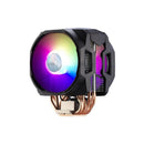 Cooler Master MasterAir MA610P ARGB CPU Air Cooler With 6X Copper Heatpipes And Twin 120mm ARGB Sickleflow Fans And Mini Controller - Black Colour
