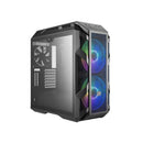 Cooler Master MasterCase H500M ATX Mid-Tower Gaming Case With 4X Panels Of Tempered Glass And 200mm Addressable RGB Fans - Black Colour