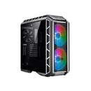 Cooler Master MasterCase H500P ATX Case With Mesh And Tempered Glass Side Panel And Dual 200mm ARGB Fans Pre-Installed - Black Colour