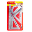 Protractor Ruler &amp; 2 X Traingle Set 4pc