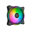 Cooler Master MasterFan MF120 Halo ARGB Case Fan With Dual Loop ARGB Gen 2 RGB Lighting And Silent Cooling Technology - Black Colour