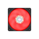 Cooler Master Sickleflow 120mm Case Fan With Red LED Lighting And New Air Balance Blade - Black Colour