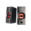 Microlab B15 2.0CH 2X3 Watt USB-Powered Gaming Multimedia Speaker With 7-Colour LED And 3.5mm Aux Input - Black Colour