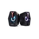 Microlab B26 2.0CH 2X3 Watt USB-Powered Game Multimedia Speaker With Colourful LED And 3.5mm Aux Input - Black Colour