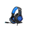 Microlab G7 Pro Usb Gaming Headset With Omni-Directional Luminous Microphone And 40Mm High-Precision Drivers And Blue Led Lighting Powered Via Usb - Black Blue Colour