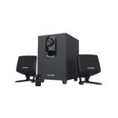 Microlab M108 2.1CH Bluetooth Subwoofer Speaker with USB, AUX, remote control, and built-in amplifier – Black.