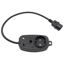 Multi Plug 1x16A 1x5A 0.5m IEC Cord Black