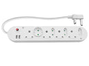 Locally Sourced Multi Plug 4X16A 4X5A 2Xusb 0.5M Cord