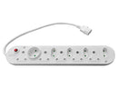 Locally Sourced Multi Plug 5X16A 5X5A 0.5M Iec Cord