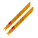Sabre Saw Metal&amp;wood 180mm Multicutter U-shank 12tpi-10tpi 2/pk