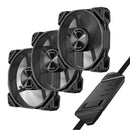 Antec NOVA 120 PWM Fan 3 Pack with Speed Controller - Black