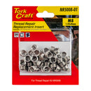 Thread Repair Kit M8 X 1.25 X 1.0d Repl. Inserts For Nr5008