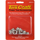 Tork Craft NR5012-01 Replacement Inserts M12 X 1.75 X 12mm 1D 10pc