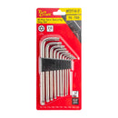 10pc Torx-security Set T9-t50 Cr-v Carded