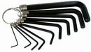 10pc Hex Allen Key Set On Key Ring Sizes- 1.5,2,2.5,3,4,5,5.5,6,8,10mm
