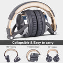 Oneodio Pro 10 Professional Wired Over Ear Dj And Studio Monitoring Headphones - Grey Gold