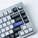 Keychron Double Shot KSA PBT Keycap Set - Dark Grey/White Smoke