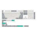 Keychron Cherry Profile Double Shot Pbt Full Keycap Set - Grey White Mint