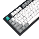 Keychron Cherry Profile Double Shot Pbt Full Keycap Set - Grey White Mint