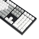 Keychron Cherry Profile Double Shot Pbt Full Keycap Set - Grey White Mint