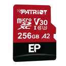 Patriot EP Series 256GB MICRO SDXC V30 A2 (w/o Adaptor)