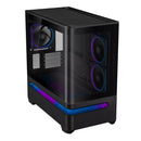 ASUS Prime AP202 ARGB Micro-ATX Gaming Chassis - Black