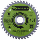 Saw Blade Tct 185 X 2.2 X 30 X 40t Wood Prof.