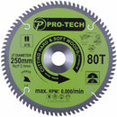 Saw Blade Tct 250 X 2.4 X 30 X 80t Wood Prof.