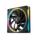 Deepcool Fl120Mm Se A-Rgb Hydro Bearing 4-Pin Pwm Case Fan Full-Coverage Rubber Pads On Each Corner To Minimize Vibration Noise And 8-Pin Connectors Integrated Pwm A-Rgb Sync  Black Colour