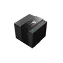 DeepCool ASSASSIN IV VC VISION CPU Air Cooler Quad-Segmented Digital Display, Unique 7X Heatpipes Design with Quiet or Performance Mode Switch And 2X Fluid Dynamic Bearing Fans (140mm + 120mm), With 300W (Max) TDP - Black Colour