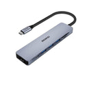 Benfei Usb-C 7-In-1 Docking Station With 3X Usb3.0, 1X Hdmi 4K@60Hz, 1X Sd Tf Card Slot And Usb-C Powerdelivery 100W (Max) - Grey Colour