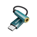 BENFEI USB-C (DAC) Male To 3.5mm Female Analogue And Digital Audio Output Adapter With Aluminium Alloy Shell Casing And Nickle-Plated Connectors - Blue Colour
