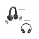 SODO MH3 2-IN-1 Headset And Speaker Foldable Design With Stainless Steel Slider Headband And Bluetooth And NFC Technology - Black Colour