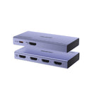 BENFEI 000448G HDMI 1-In to 4-Out Amplified Splitter For Dual Displays, Supports Ultra HD 4K@60Hz, Full HD 1080P Resolution and HDCP 2.3 / HDR 10  Grey Colour