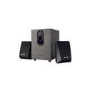 Microlab COOUL118BT 2.1CH Bluetooth V5.0 Subwoofer Speaker Built-in Amplifier, 11-Watt RMS Output Power and Front Panel Volume Control  Black Colour