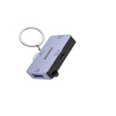 BENFEI USB-C 3-In-1 Mini Hub With Premium Aluminium Alloy Casing And Built With 1X HDMI (4K@60Hz), 1X USB3.2 10Gbps Female And USB-C 100W (Max) PowerDelivery - Grey Colour