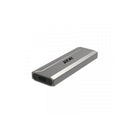 Acer ZL.DCK11.009 ODK3P0 USB-C 10Gbps 2-In-1 M.2 PCIe NVMe (B+M Key) And SATA (M Key) Solid State Drive Enclosure Supporting SSD TRIM And UASP Acceleration - Grey Colour