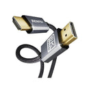 BENFEI HDMI Male-to-Male 8K@60Hz 10m Cable Aluminum Shell Nylon Braided, Gold-Plated Connectors and Ultra High-Speed of 48Gbps  Grey Colour